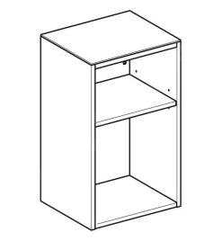 Geberit Smyle Square - Zijkast, Open, Glanzend Wit 500.358.00.1 -Badkamer Paradijs 8c74cc25553e9eaa660d33c5 1