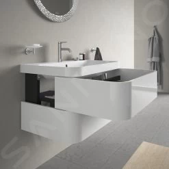 Duravit Happy D.2 Plus - Wastafelonderkast Met Wastafel 480x775x490 Mm, 2 Laden, Wit Hoogglans HP4637O2222 -Badkamer Paradijs 8d0aacf22d5024000c362b66