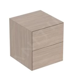 Geberit ONE - Zijkast 45x49x47 Cm, 2 Laden, Eiken 505.077.00.5