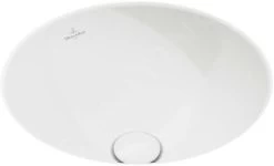 Villeroy & Boch Loop&Friends - Onderbouw Wastafel, Diameter 380 Mm, Zonder Overloop, CeramicPlus, Alpine Wit 4A5201R1