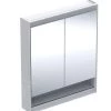 Geberit ONE - Spiegelkast Met LED-verlichting, 750x900x150 Mm, 2 Deuren, Met Nis, Wit 505.832.00.2 2 Geberit ONE - Spiegelkast Met LED-verlichting, 750x900x150 Mm, 2 Deuren, Met Nis, Wit 505.832.00.2 -Badkamer Paradijs 908b9d8a70d1c7923d9e6d83