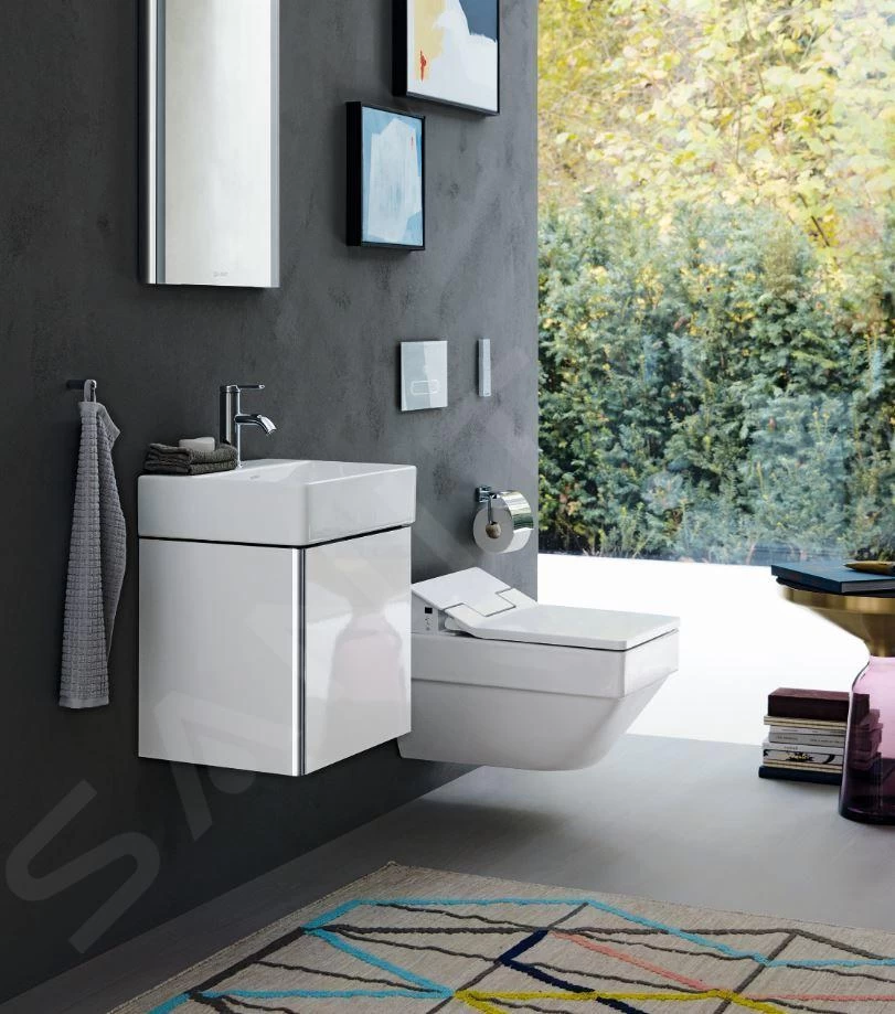 Duravit DuraSquare - Meubelfontein 450x350 Mm, Met 1 Kraangat, DuraCeram, Alpine Wit 0732450071 5 Duravit DuraSquare - Meubelfontein 450x350 Mm, Met 1 Kraangat, DuraCeram, Alpine Wit 0732450071 - Afbeelding 3