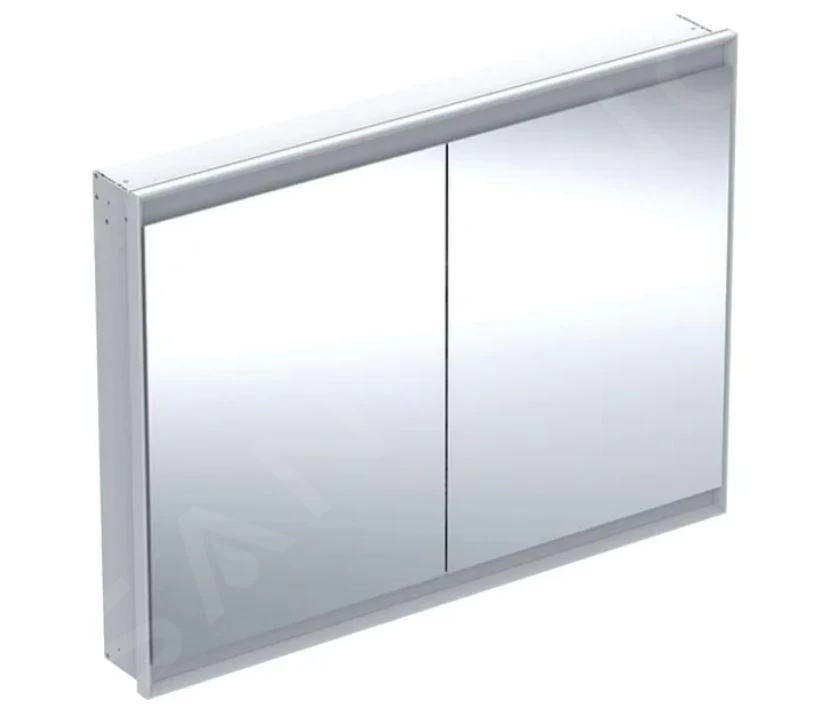 Geberit ONE - Spiegelkast Met LED-verlichting, 1200x900x150 Mm, 2 Deuren, Inbouw, Wit 505.805.00.2 3 Geberit ONE - Spiegelkast Met LED-verlichting, 1200x900x150 Mm, 2 Deuren, Inbouw, Wit 505.805.00.2