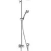 Hansgrohe Croma 220 - Showerpipe Reno 220 Mm, Zwenkbare Douchearm 400 Mm, Chroom 27224000 -Badkamer Paradijs 950814489588dd1d1f883504