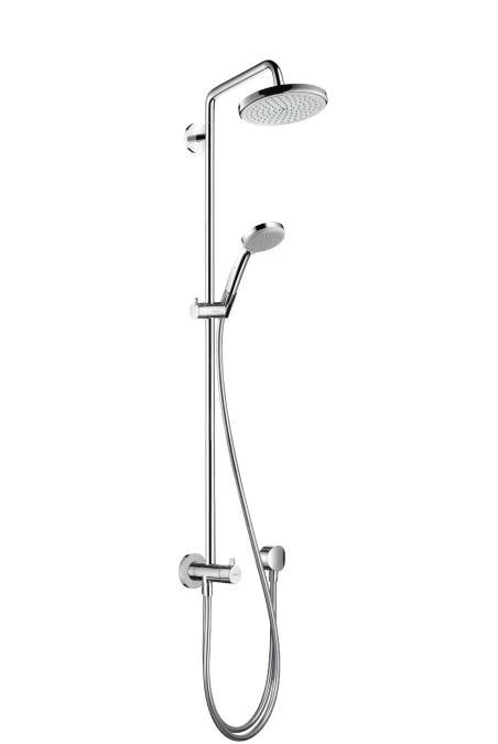 Hansgrohe Croma 220 - Showerpipe Reno 220 Mm, Zwenkbare Douchearm 400 Mm, Chroom 27224000 3 Hansgrohe Croma 220 - Showerpipe Reno 220 Mm, Zwenkbare Douchearm 400 Mm, Chroom 27224000