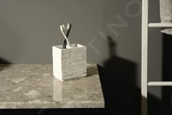 Sapho Gedy Quadrotto - Tandenborstelhouder, Wit QU9802 -Badkamer Paradijs 95322d2ca657afe23bef0858