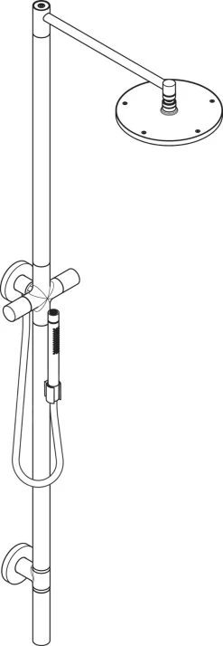 Axor Starck - Doucheset Met Thermostaat, Diameter 24 Cm, 1 Straalsoort, Rvs Look 12672800 -Badkamer Paradijs 957a9ea9638ee504197373b4