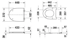 Duravit DuraStyle - WC-zitting Met SoftClose,wit 0020790000 -Badkamer Paradijs 96b70922d1dc603eb59b5ce5
