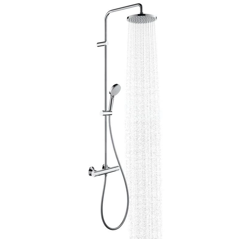 Hansgrohe Vernis Blend - Doucheset Showerpipe 200 Met Thermostaat, Chroom 26276000 8 Hansgrohe Vernis Blend - Doucheset Showerpipe 200 Met Thermostaat, Chroom 26276000 - Afbeelding 6