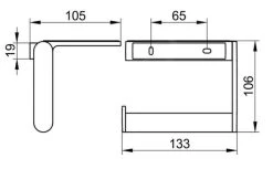 Keuco Plan - Toiletrolhouder Met Plankje, Mat Zwart 14973370000 -Badkamer Paradijs 9e3535e24ee1b80f47fe1b65