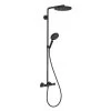 Hansgrohe Raindance Select S - Showerpipe Douchset Met Thermostaat, 1jet, Mat Zwart 27633670 -Badkamer Paradijs 9ea2a0f73155c76002680e65