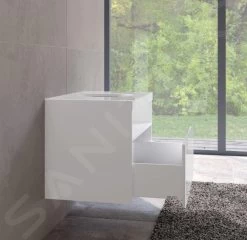 Keuco Stageline - Wastafelonderkast, 800x550x490 Mm, Met Uitsparing Voor Wastafel, Met Verlichting En USB, Wit 32863300100 -Badkamer Paradijs 9efbf035f05627526839be2f