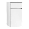Villeroy & Boch Collaro - Zijkast, 404x748x349 Mm, 1 Deur, Scharnieren Links, Glossy White C03200DH