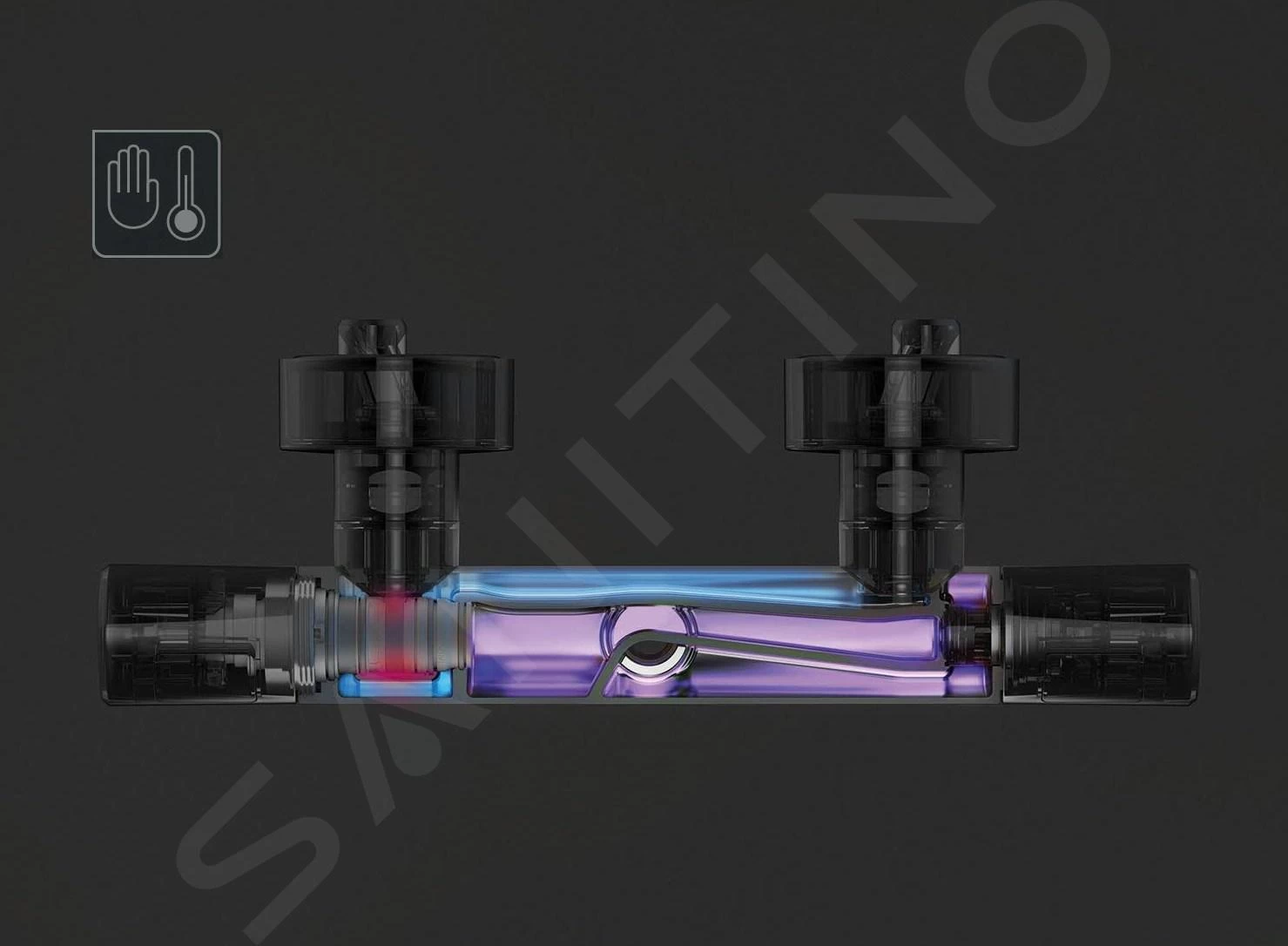 Ideal Standard CeraTherm - Doucheset Met Thermostaat, 300x200 Mm, 3jets, Chroom A7701AA 8 Ideal Standard CeraTherm - Doucheset Met Thermostaat, 300x200 Mm, 3jets, Chroom A7701AA - Afbeelding 6