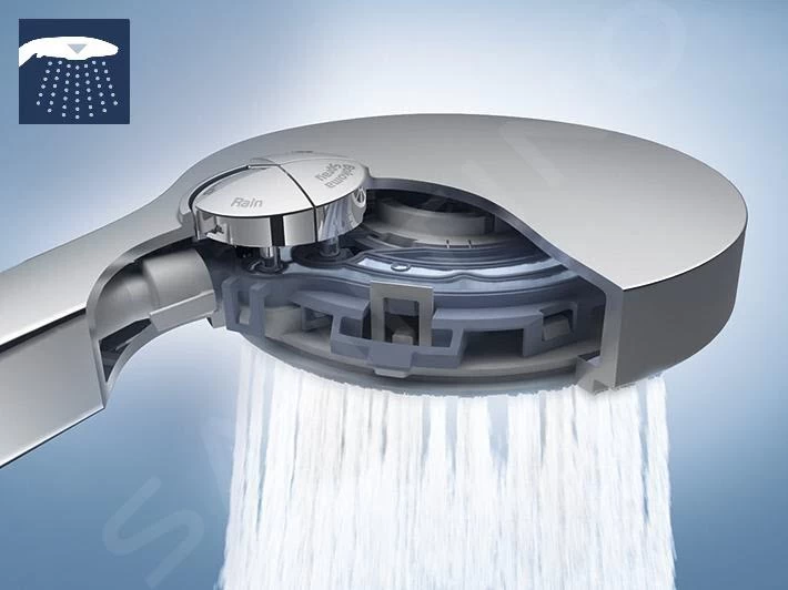 Grohe Rainshower Cosmopolitan - Hoofddouche Cosmopolitan 310 Met Douchearm, 1 Straalsoort, Cool Sunrise 26066GL0 10 Grohe Rainshower Cosmopolitan - Hoofddouche Cosmopolitan 310 Met Douchearm, 1 Straalsoort, Cool Sunrise 26066GL0 - Afbeelding 8
