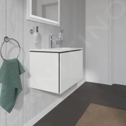 Duravit L-Cube - Wastafelonderkast Compact, 400x620x391 Mm, 1 La, Glanzend Wit LC615602222 -Badkamer Paradijs a180ed9340fd7c5135491a66