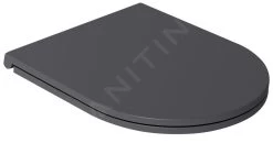 Sapho Isvea - Wc-bril Slim, SoftClose, Antraciet 40KF0522I-S