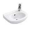 Villeroy & Boch O.novo - Fontein Compact, 360x275 Mm, Met Overloop, Kraangat Links, Alpine Wit 53603901 -Badkamer Paradijs a27313417e927fff1034f66f