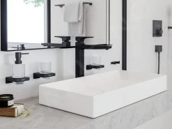 Hansgrohe AddStoris - Tandenborstelhouder, Mat Glas/zwart Mat 41749670 -Badkamer Paradijs a27de98152cc28ceff4399de
