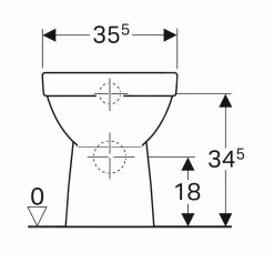 Geberit Selnova Square - Staande Toiletpot, 530x355 Mm, Rimfree, Wit 500.153.01.1 -Badkamer Paradijs a3343ed91c6c0bf648577c47