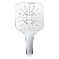 Grohe Rainshower SmartActive Cube - Doucheset - Handdouche130 9,5 L/min, 3-jets, Douchehouder En Doucheslang, Moon White 26588LS0 -Badkamer Paradijs a430bd22d25406bbe8feb977
