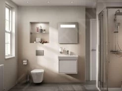 Ideal Standard Connect Air - Wastafel Cube, 600x460x160 Mm, Met Overloop, 1 Kraangat, Wit E029801 -Badkamer Paradijs a600e8df51f3accaf752b4e9