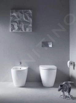 Duravit ME By Starck - Staand Toilet, Afvoer Horizontaal, Met HygieneGlaze, Wit/mat Wit 2169099000 -Badkamer Paradijs a6d7d25b6fc1dd35a351ce48