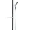 Hansgrohe Unica&apos;E - Glijstang 900 Mm, Met Doucheslang, Wit/chroom 27640400