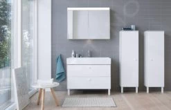 Duravit Brioso - Spiegelkast 760x820x148 Mm, Links, 2 Deuren, Glans Wit BR7102022221000 -Badkamer Paradijs a89b5444cc9c7be5de97bec5