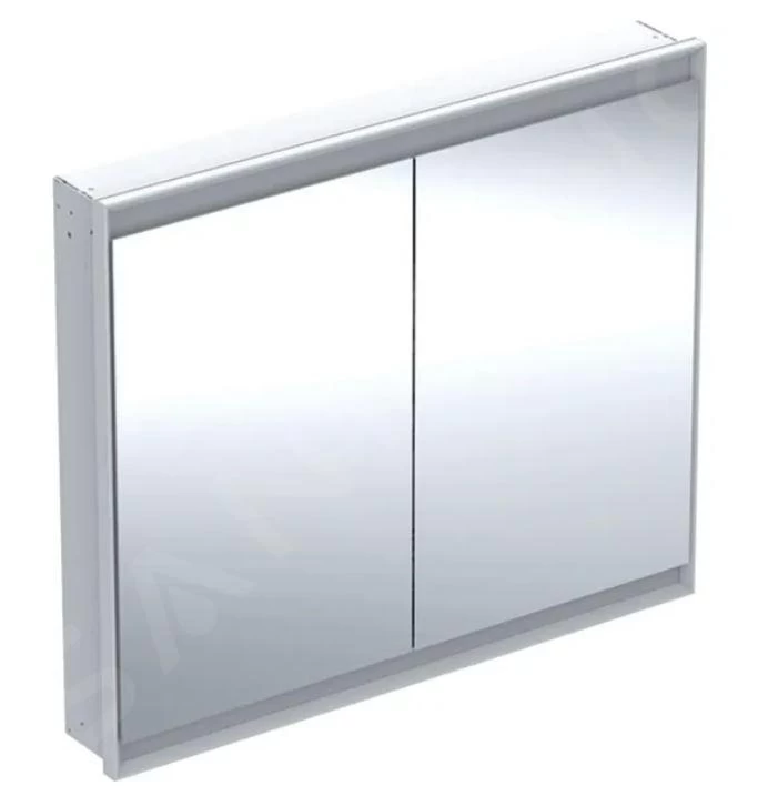 Geberit ONE - Spiegelkast Met LED-verlichting, 1050x900x150 Mm, 2 Deuren, Inbouw, Aluminium 505.804.00.1 3 Geberit ONE - Spiegelkast Met LED-verlichting, 1050x900x150 Mm, 2 Deuren, Inbouw, Aluminium 505.804.00.1