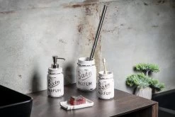 Sapho Gedy Catherine - Tandenborstel- En Tandpastahouder, Wit CT9802 -Badkamer Paradijs a95c60c00d7834330fc89a2d