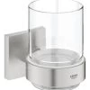 Grohe QuickFix Start Cube - Beker Met Houder, Voor Tandenborstel En Tandpasta, Glas/supersteel 41097DC0 -Badkamer Paradijs ab254a0e65e30d7a5fbd9178