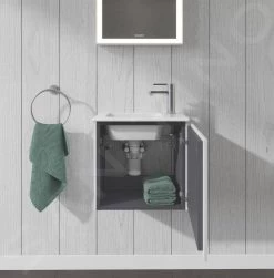 Duravit L-Cube - Wastafelonderkast 400x420x294 Mm, Scharnieren Links, Wit Mat LC6272L1818 -Badkamer Paradijs ada4db9ce1d38637af350b17