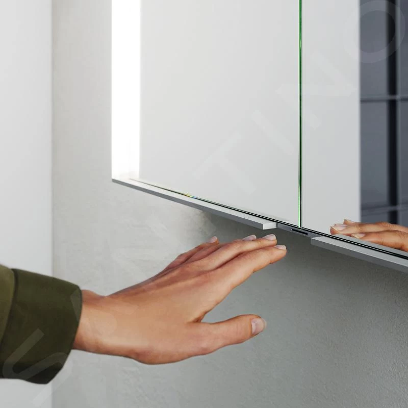 Keuco Royal Match - Spiegelkast Met LED-verlichting, 650x700x160 Mm, Zilver Geanodiseerd 12801171311 5 Keuco Royal Match - Spiegelkast Met LED-verlichting, 650x700x160 Mm, Zilver Geanodiseerd 12801171311 - Afbeelding 3