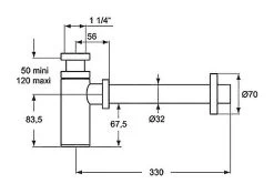 Ideal Standard Connect - Designsifon, Chroom J3747AA -Badkamer Paradijs ae5e62fd56aeaefc0e862959