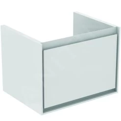 Ideal Standard Connect Air - Wastafelonderkast Cube 600 Mm, 530x409x400 Mm, Glanzend Wit/lichtgrijs Mat E0846KN -Badkamer Paradijs aeaae3d7f3979c2328a5eee4