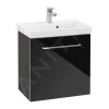 Villeroy & Boch Avento - Wastafelkast, 530x514x352 Mm, 1 Deur, Crystal Black A88800B3 -Badkamer Paradijs aee44b63c7ba23ddb7276cac