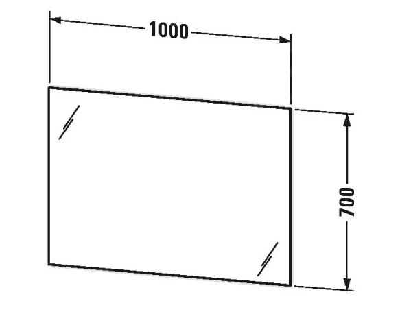 Duravit Spiegels - Spiegel 1000x700 Mm, Met LED-verlichting LM7807000000000 4 Duravit Spiegels - Spiegel 1000x700 Mm, Met LED-verlichting LM7807000000000 - Afbeelding 2