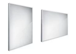 Nimco Spiegels - Spiegel Met LED Verlichting, 600x800 Mm, Aluminium ZP 13002