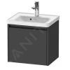 Duravit Ketho.2 - Wastafelkast 440x484x375 Mm, 1 Lade, Grafiet Mat K25080049490000 -Badkamer Paradijs b14a33109e77884a9b3453aa