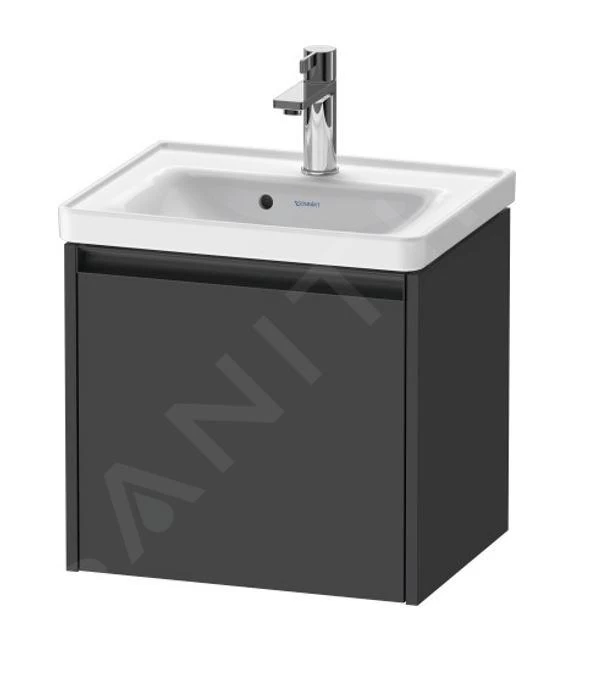 Duravit Ketho.2 - Wastafelkast 440x484x375 Mm, 1 Lade, Grafiet Mat K25080049490000 3 Duravit Ketho.2 - Wastafelkast 440x484x375 Mm, 1 Lade, Grafiet Mat K25080049490000
