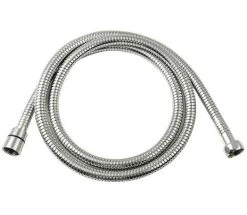 Sapho Lux - Gevlochten Doucheslang, Verlengbaar 200-240 Cm, Chroom FSACC548