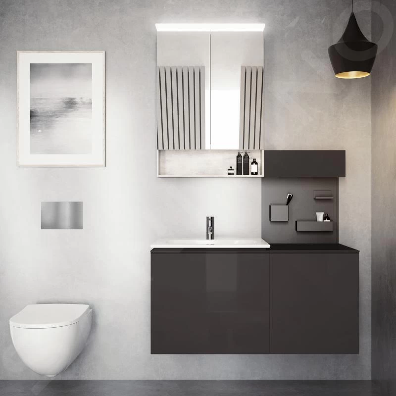 Geberit Acanto - Onderbouw Zijkast Met Interne Lade 450x520 Mm, Lava Look 500.618.JK.2 5 Geberit Acanto - Onderbouw Zijkast Met Interne Lade 450x520 Mm, Lava Look 500.618.JK.2 - Afbeelding 3