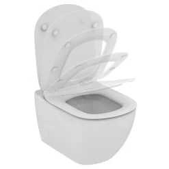 Geberit Kombifix - Inbouwreservoir Voor Hangend Toilet Met SIGMA20 Bedieningsknop, Wit/glanzend Chroom + Ideal Standard Tesi - Hangend Toilet En Wc-bril, Aquablade, SoftClose 110.302.00.5 NU4 -Badkamer Paradijs b1eefb2b5babd35e96c48635 5