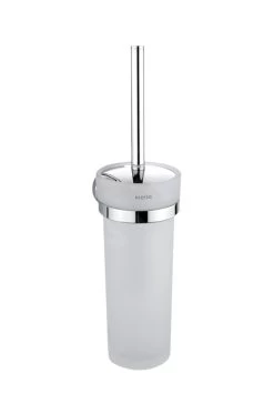 Kielle Aura - Toiletborstel Houder, Mat Glas/chroom 40502010