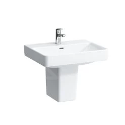 Laufen Pro S - Wastafel, 600x465 Mm, Met 1 Kraangat, Wit H8109630001041 -Badkamer Paradijs b4b6edab39c82fd87ed8834f