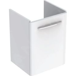 Geberit Selnova Square - Wastafelonderkast, 418x557x386 Mm, 1 Deur, Glanzend Wit 500.177.01.1