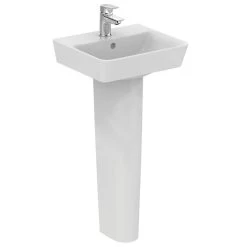 Ideal Standard Connect Air - Fontein Cube 400x350x160 Mm,met 1 Kraangat, Wit E030701 -Badkamer Paradijs b87d320ac619568c285c1776