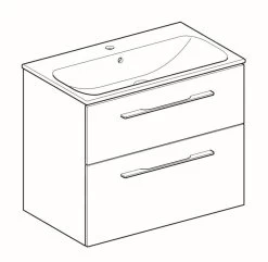 Geberit Selnova Square - Wastafelonderkast 635x788x480 Mm, Met Wastafel, 2 Laden, Lava Mat 501.241.00.1 7 Geberit Selnova Square - Wastafelonderkast 635x788x480 Mm, Met Wastafel, 2 Laden, Lava Mat 501.241.00.1 -Badkamer Paradijs b9c8fe08572a219d9fc54538