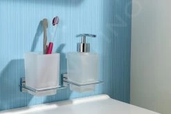 Aqualine Apollo - Tandenborstelhouder, Mat Glas/chroom 1416-04 -Badkamer Paradijs ba20dccf81a00a91f64bbb69